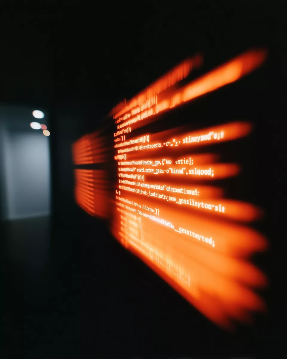 Futuristic Code Display
