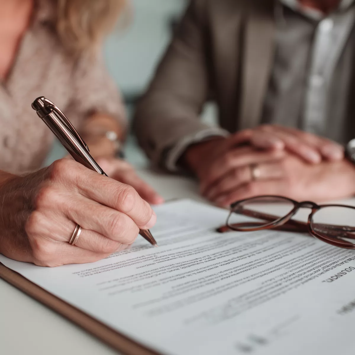 Document Signing Scene